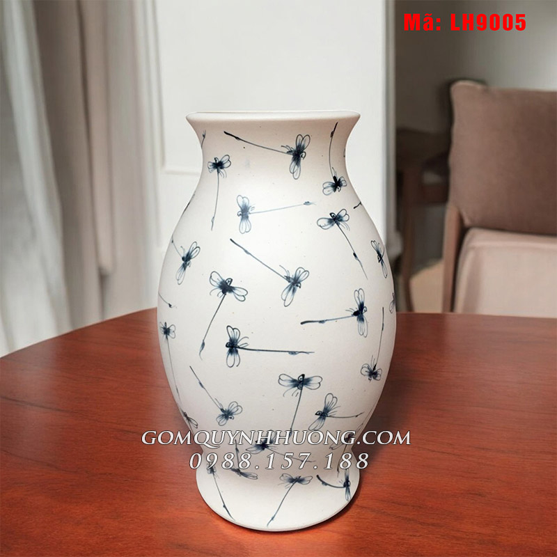 Bình gốm trang trí Bát Tràng đẹp