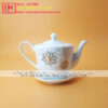 Ấm pha trà dáng Thiên Nga - Ấm trà gốm sứ Bát Tràng