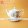Ấm trà dáng Thiên Nga - Ấm trà gốm sứ Bát Tràng