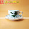 Chén uống trà vẽ trúc - Bộ ấm chén uống trà đẹp của Bát Tràng