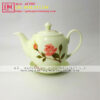 Ấm pha trà mã AC1003 - Bộ bình trà gốm sứ Bát Tràng đẹp