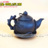 Bộ ấm trà bằng gốm Bát Tràng - Bình trà đắp nổi tùng