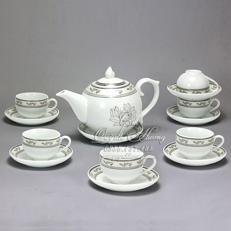 Nguồn gốc của bộ ấm chén Bát Tràng cao cấp