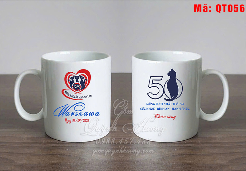 Dịch vụ In logo lên cốc sứ, ly sứ