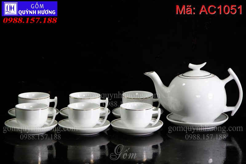 Ấm chén Bát Tràng đẹp giá rẻ mã AC1051