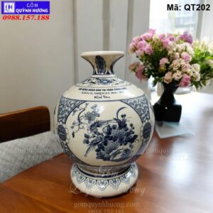 Bình hút lộc in logo Hội Đồng Nhân Dân Thị Trấn Thống Nhất mã QT202