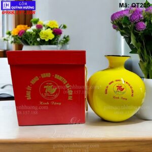Bình hút tài lộc in logo kỷ niệm 75 năm ngày thương binh liệt sĩ mã QT205