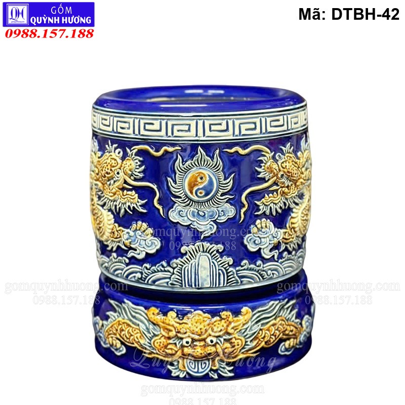 Bát hương Bát Tràng đẹp tại Gốm Quỳnh Hương