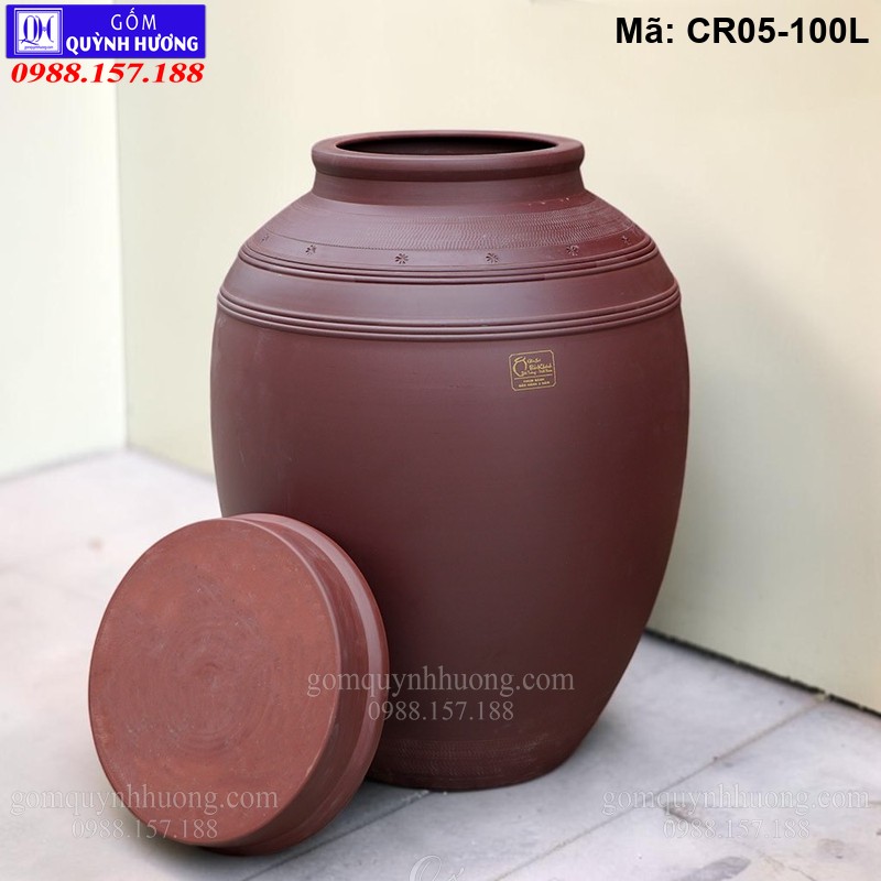 Chum ngâm rượu 100 lít giá rẻ mã CR05-100L