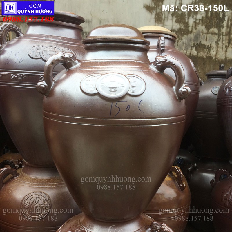 Chum sành 150 lit | Chum ngâm rượu 150L cao cấp