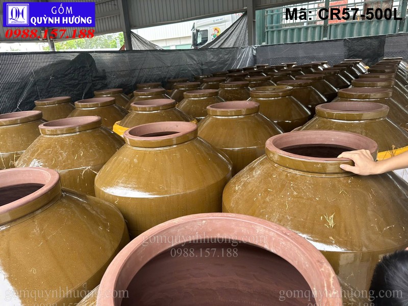 Chum sành ngâm rượu 500 lít cao cấp