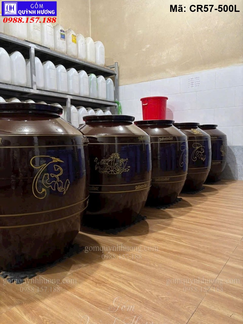 Chum sành 500L dáng đẹp truyền thống