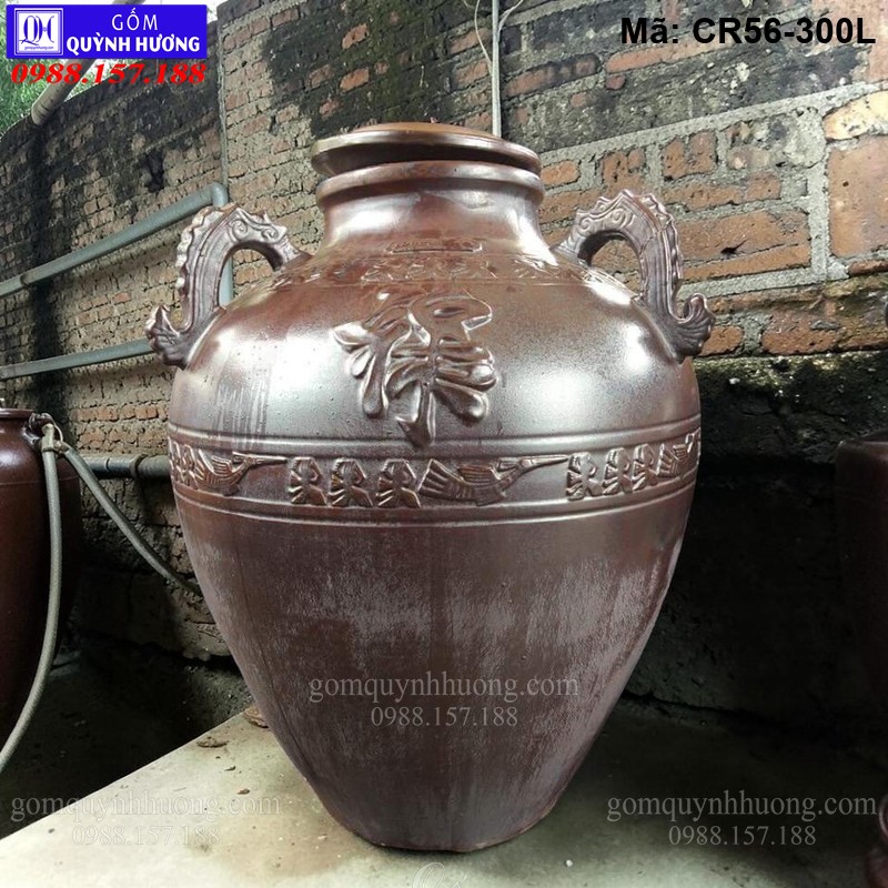 Chum sành ngâm rượu 300L cao cấp mã CR56-300L