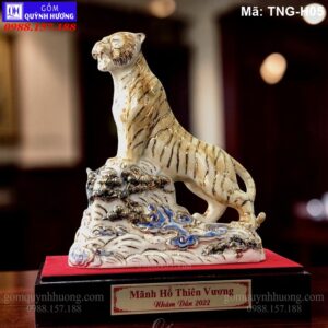 Mẫu tượng ông hổ decor kiểu dáng uy nghi mã TNG-H05